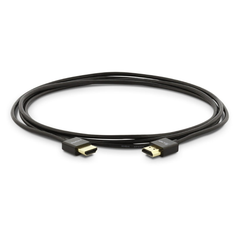 LMP Cavo HDMI 2.0, super sottile - Nero, 50 cm